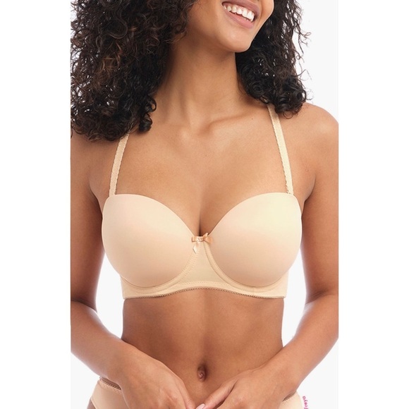 NWT FREYA DECO CONVERTIBLE STRAPLESS UNDERWIRE BRA SZ 32J (UK) 32N (US) - Picture 8 of 10